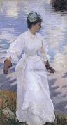 John Singer Sargent Lady Fishing Mrs Ormond oil